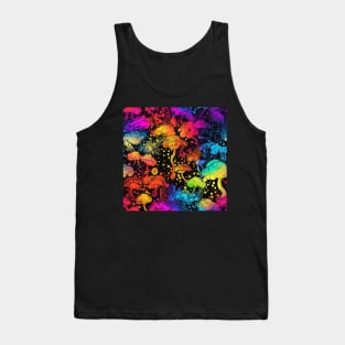 Neon mushrooms 4 Tank Top